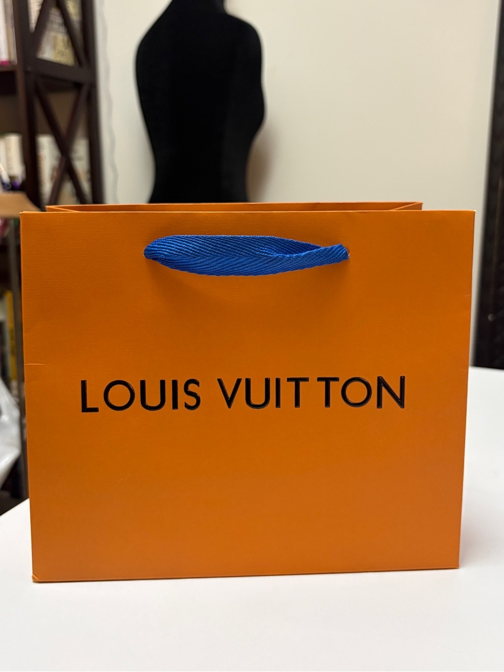Small Louis Vuitton gift bag.